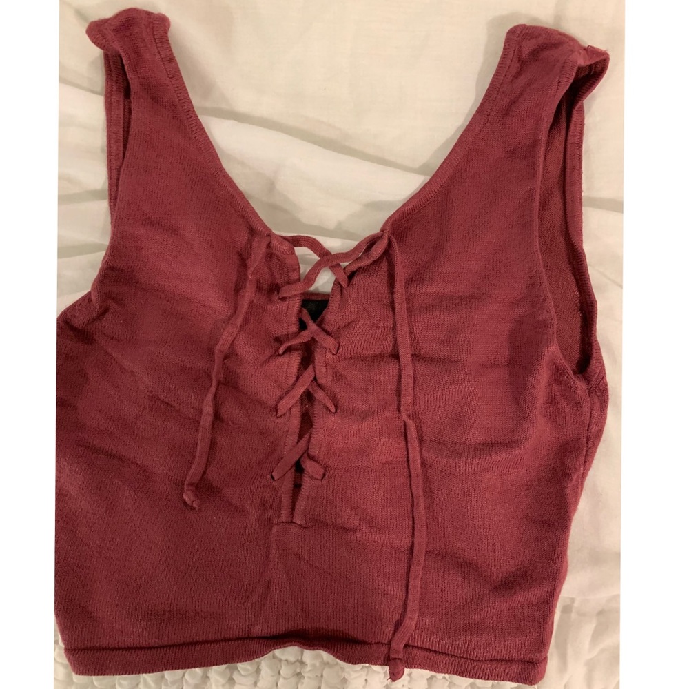 Forever21 pink crop top